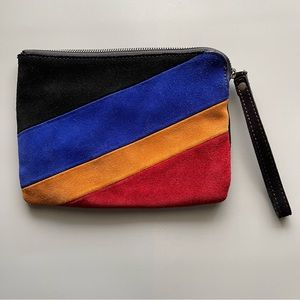 Patricia Nash Italian Leather (Suede) Wristlet Purse